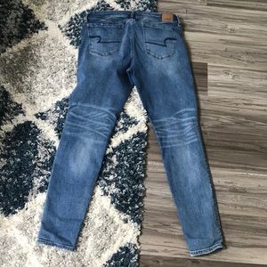 American eagle high rise skinny crop jeans